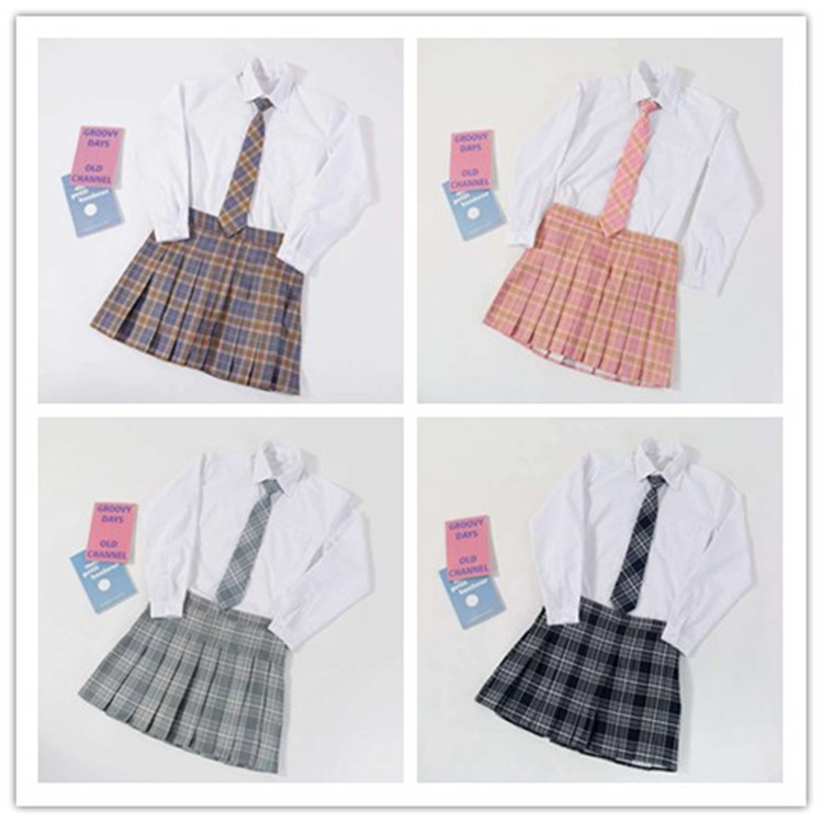 免打懒人领带学生套头皮筋格子英伦学院ins日系jk制服领带女厂销|ms