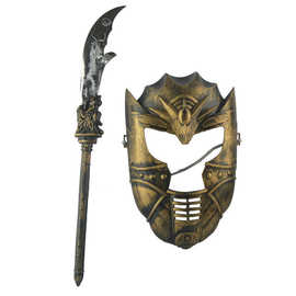 玩具兵器大刀关公国兵儿童玩具舞会表演关羽公大开刃cos舞会装扮