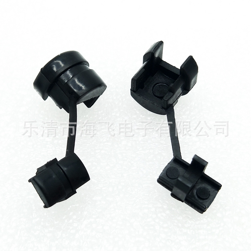 批发供应5P-4塑料线卡线扣  黑色线夹
