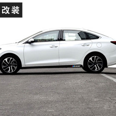 Decal sticker specifically designed for Changan Eado XT/Eado Carbon Fiber Side Skirt Decorative Strip Body Sticker Lower Skirt Flower Sticker Modification Sticker