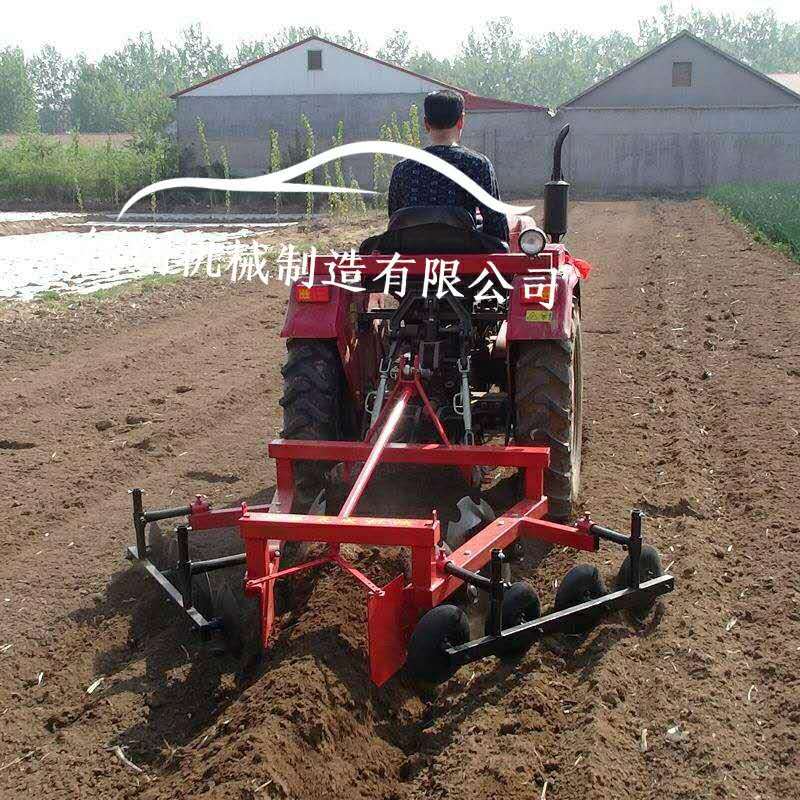农用机械圆盘式起垄犁四轮拖拉机后置式扶垄器打梗机筑埂机覆土机