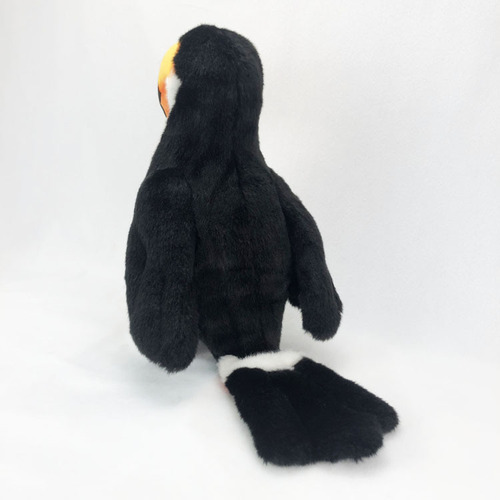 Simulated toucan plush toy, bird-shaped plush animal, children's plaything, doll decoration