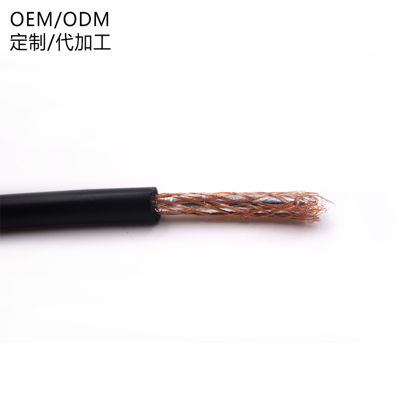 优质厂家定制代加工纯铜芯监控视频信号线SYV75-5-1信号线 同轴线