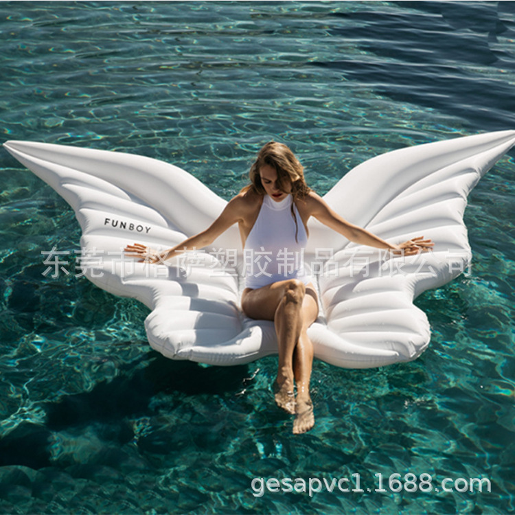 Inflatable Butterfly Floating Row Wings Floating Row Swimming Ring Floating Bed pvc Super Large Water Bed Angel Wings Mount Cross Border