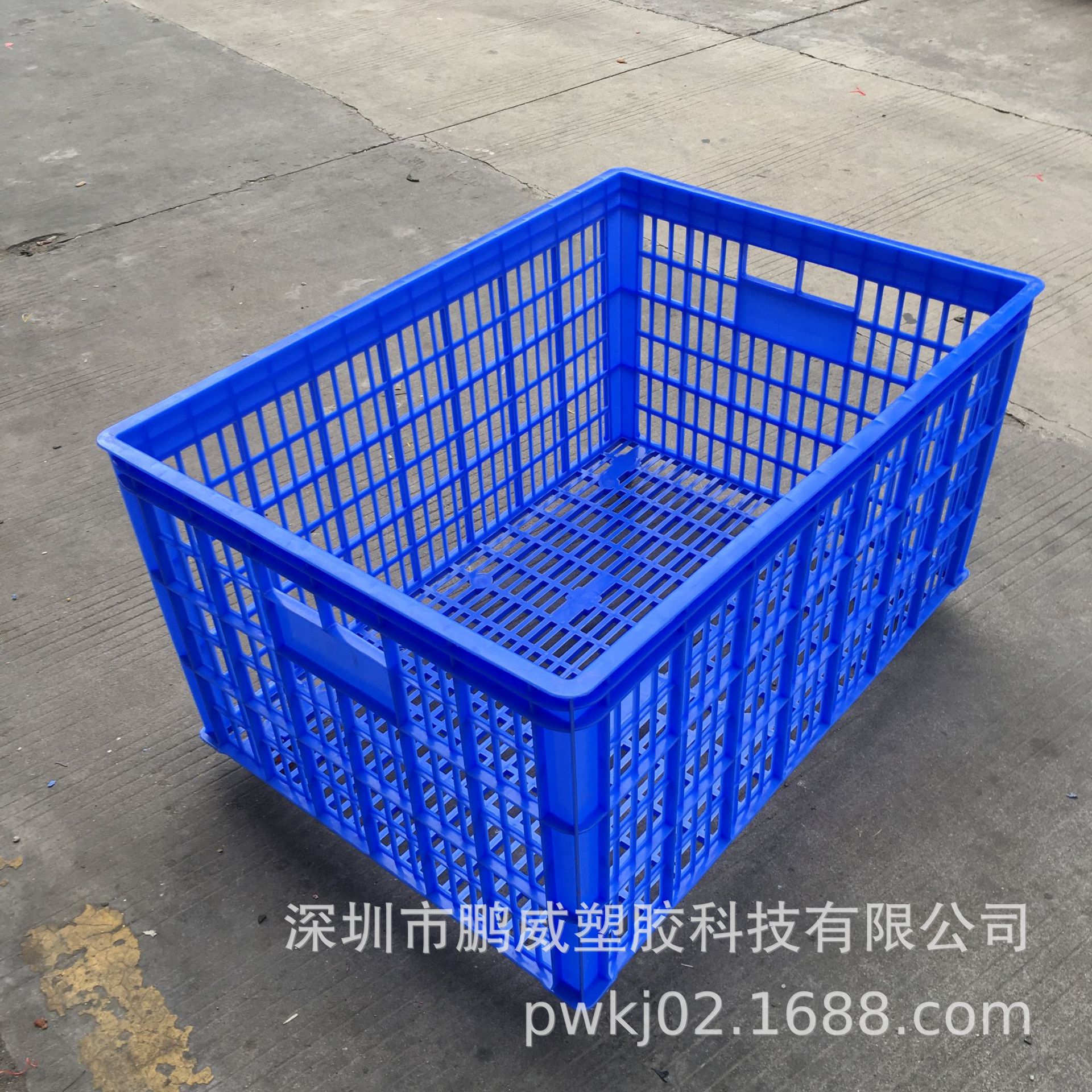 生产加厚大筐 1040*745*530周转萝带轮周转箱 运输物料筐带轮