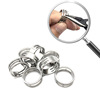 Foldable hardened ring stainless steel handmade, auxiliary tools set