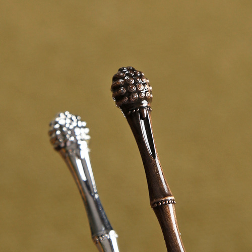Alloy Tea Pick Set, Tea Ceremony Six Gentlemen Bamboo Kung Fu Tea Set, Tea Tools, Tea Spoon, Tea Spoon