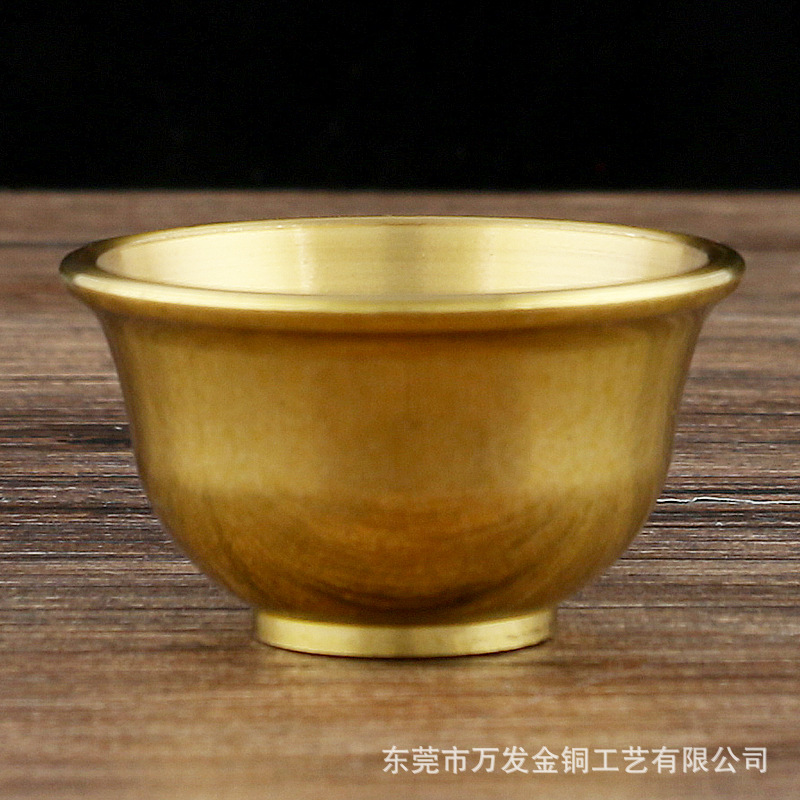 黄铜供杯小号厂家批发铜器供佛用品佛具佛龛水杯供酒杯茶杯家庙用-阿里巴巴