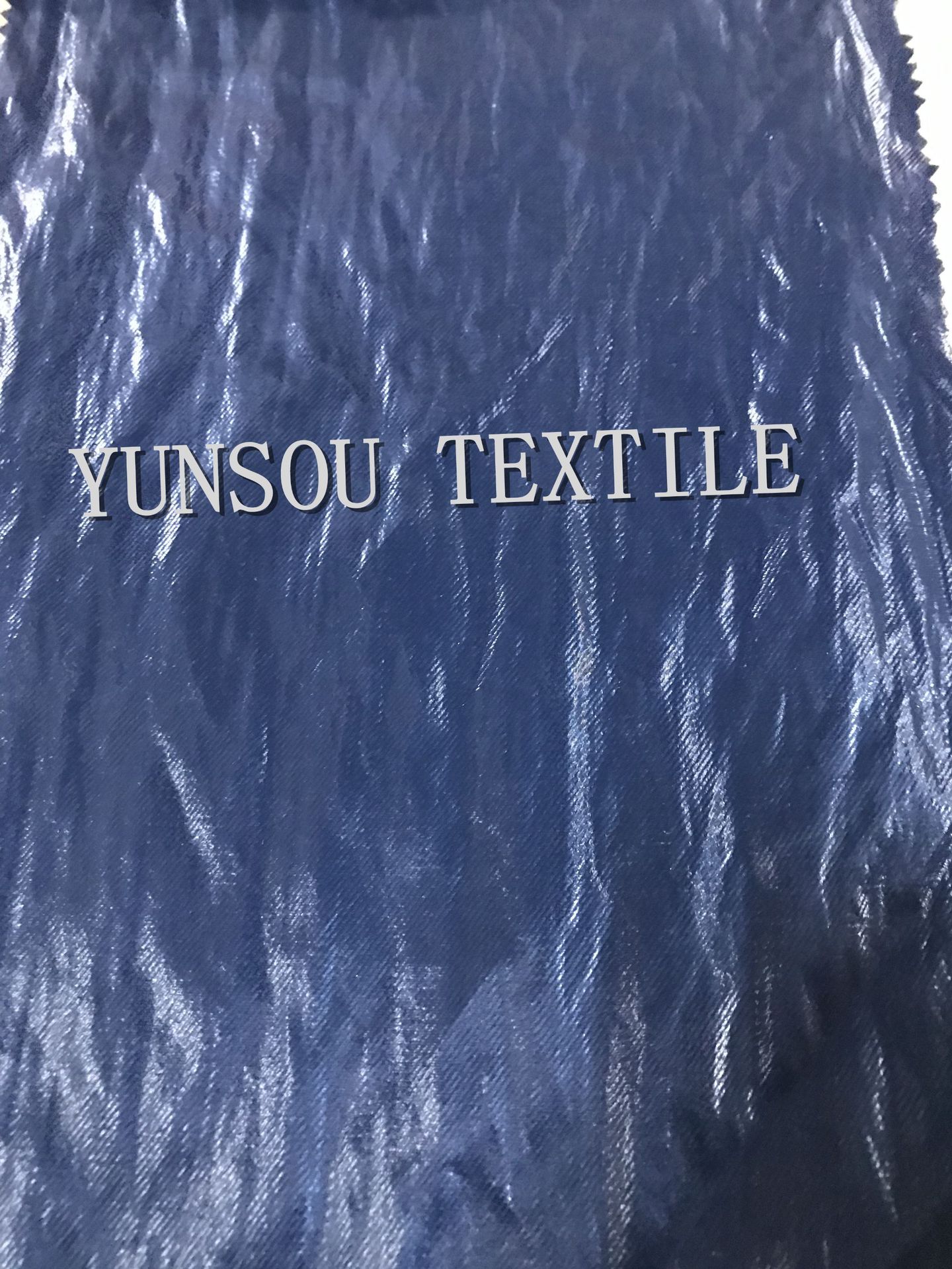 斜纹金属丝  PU面料