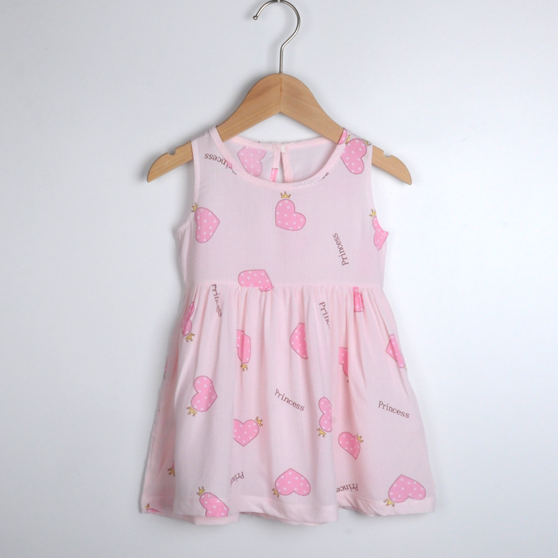 Cute Pastoral Animal Cartoon Flower Cotton Silk Girls Dresses display picture 20