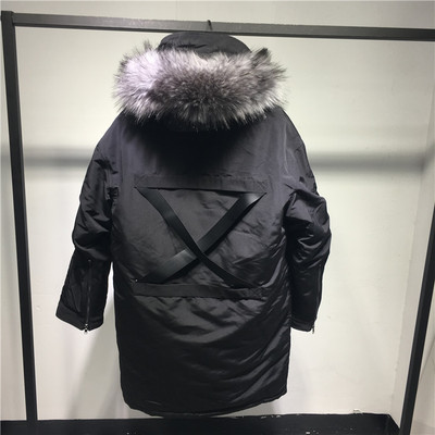 Men's back Mid length version With fur collar Down Jackets