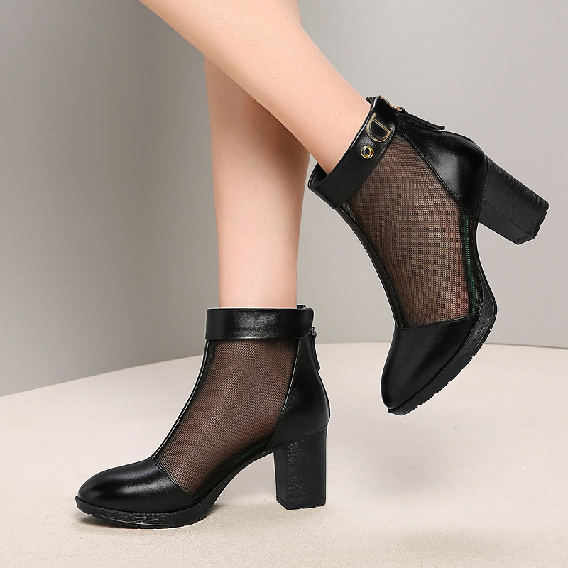 Bottes femme en En cuir - Ref 3355020 Image 6