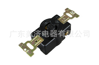 LK2220F 2P20A250V 美式美标引挂式暗防松电源插座