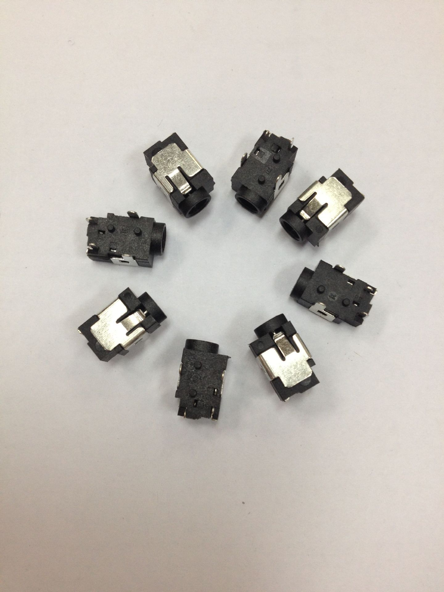 厂家直销 DC-031-4P插件  电源充电音频插座 3.5 dc插座