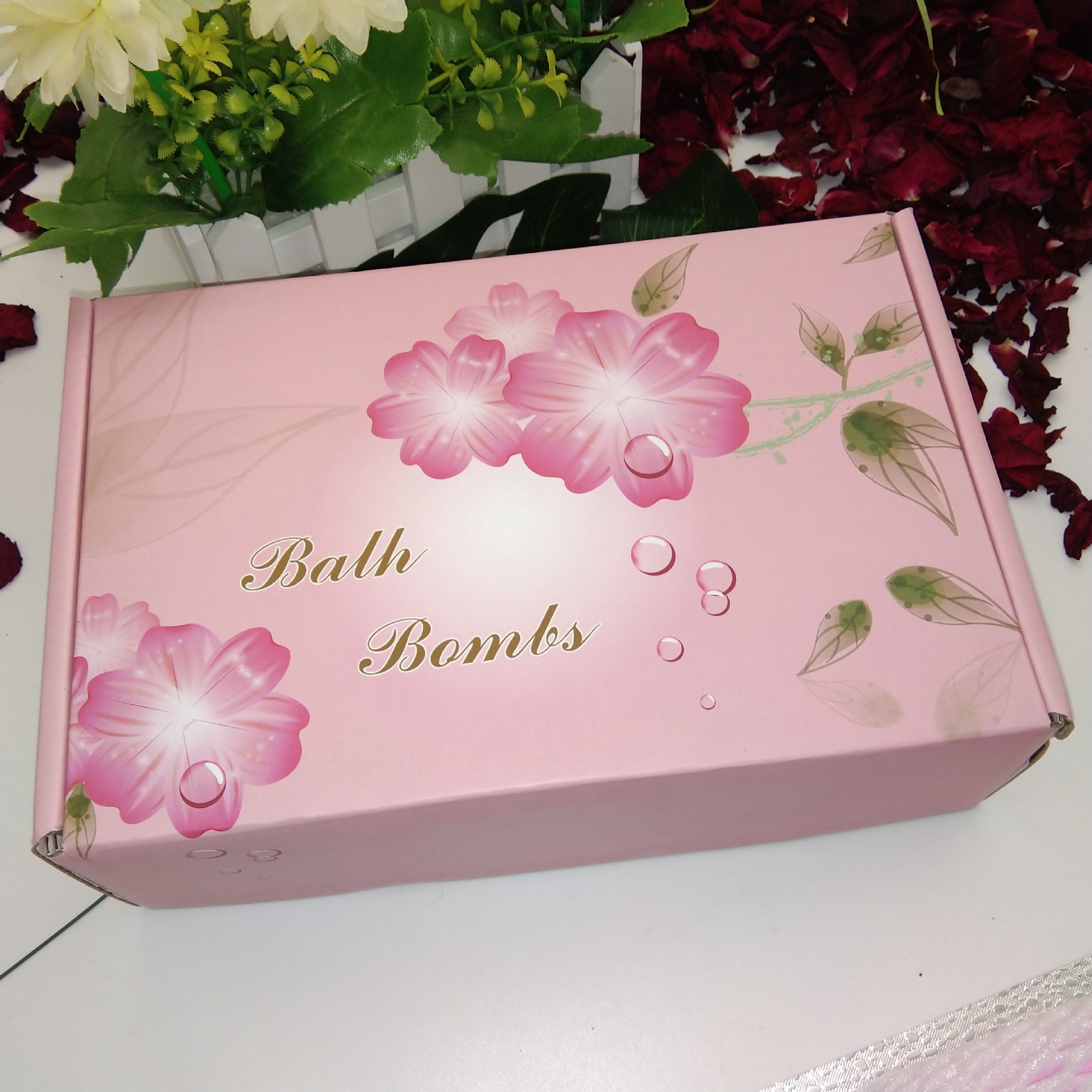 100克浴盐球单个包装盒|ms