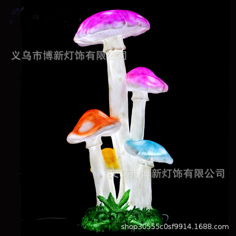 Cross-border supply LED mushroom lighting fixtures, outdoor waterproof creative animal-shaped lights, landscape courtyard park ornaments detail image 6