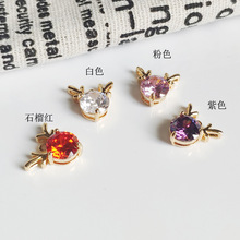 �Ʒ����ֹ� diy����14K�~������僽���ʯС¹�ǵ�������ɫ