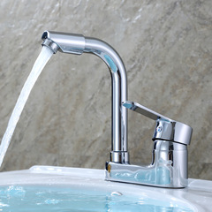 Manufacturer supplies basin hot and cold faucet single handle double hole washbasin faucet basin faucet bathroom faucet