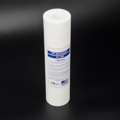 10-inch 120g PP meltblown filter element with 1/5 micron pinpoint embossing for water purifier, drinking water filter accessories