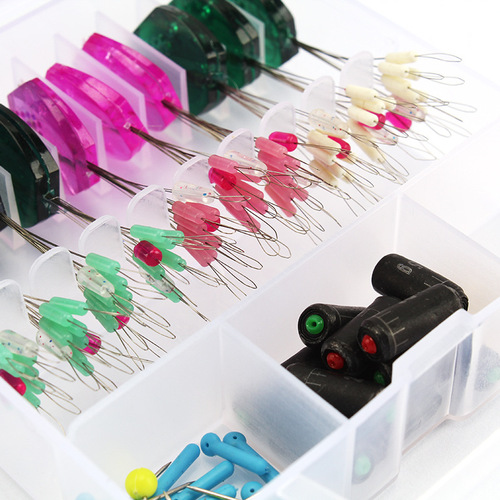 Silicone space bean set floating seat lead skin combination fishing accessories fishing line set fishing gear small accessories 8-shaped ring