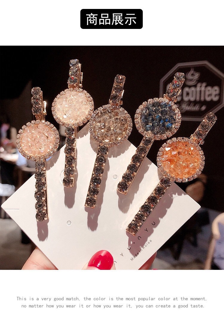 barrette solar post caps on 2021 S861 Europe Fashion Jewelry Womens Crystal Rhinstone Beads Barrette Hairpin Hair Clip Dukbill Toothed Hair Clip Bobby Pin Lady Barrettes From Jewelryvision 1 15 Dhgate Com