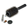 Brush, storage box, drum, plastic handheld storage system