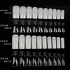 Transparent fake nails for manicure, increased thickness, 500 pieces