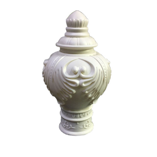 Classical head curtain rod decorative head Roman rod head plug sealing rod head curtain accessories accessories blow molding head