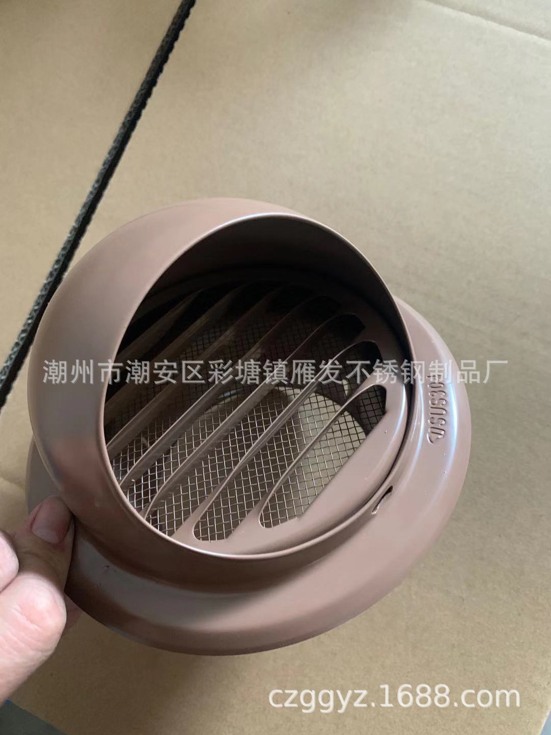 雁发工厂 不锈钢风帽 烤漆 风帽油烟机外墙防风罩排气口通风口