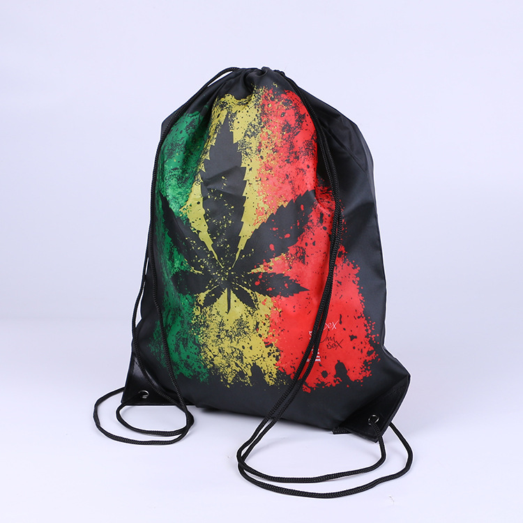 210d bolsa de cordón de poliéster personalizada tela Oxford evento mochila mochila clase de entrenamiento bolsa de cordón logotipo personalizado