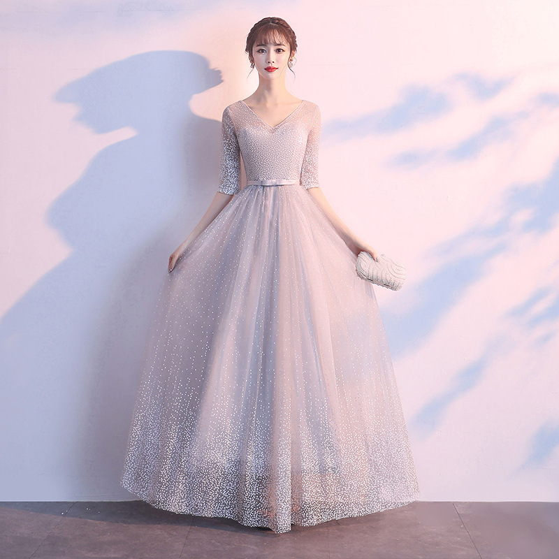 modern long evening dresses Elegant Sequinned Long Designer Formal Dress 42 main image 0