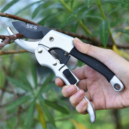 Pruning shears, fruit tree shears, floral shears, gardening shears, floral trimming shears, branch shears, and rough branch cutters
