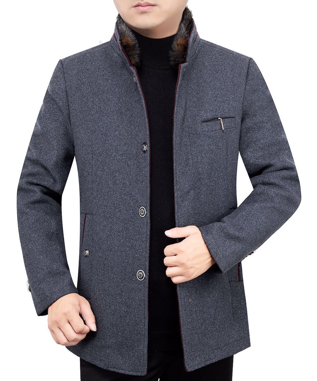 Manteau homme en Laine - Ref 3419116 Image 4