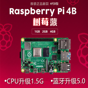 树莓派 4 -го поколения Raspberry Pi 4b Совет по разработке Python Bluetooth 5.0 Официальный оригинал 4b