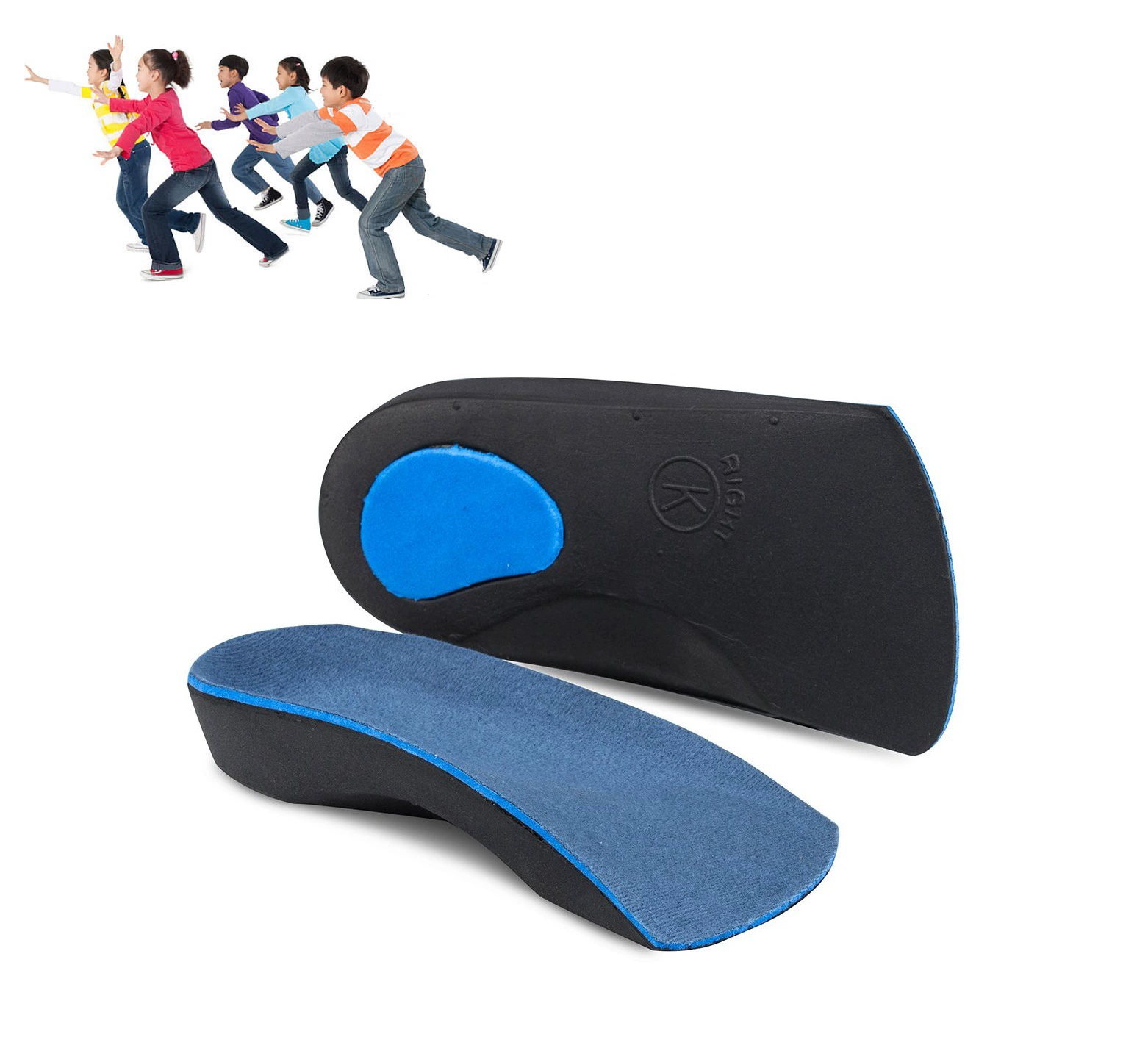 Детские корректирующие стельки с дугой ортопедические детские технические функции Детские стельки X-Leg O-Leg Arch Pad