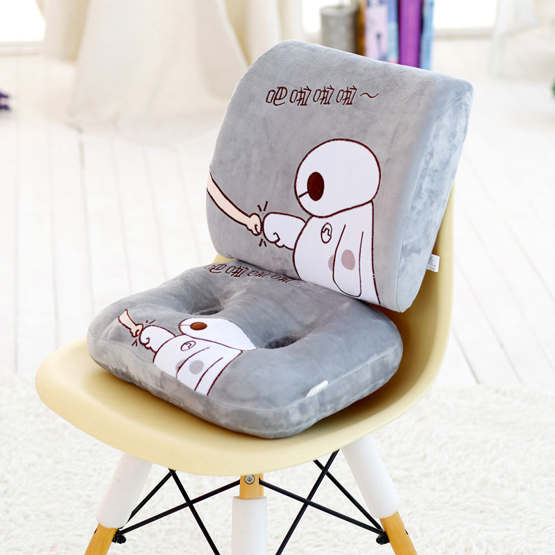 Office chair cushion cushion dual -hole memory cotton waist seat cushion waist cushion waist pillow beautiful buttocks car jewelry 5