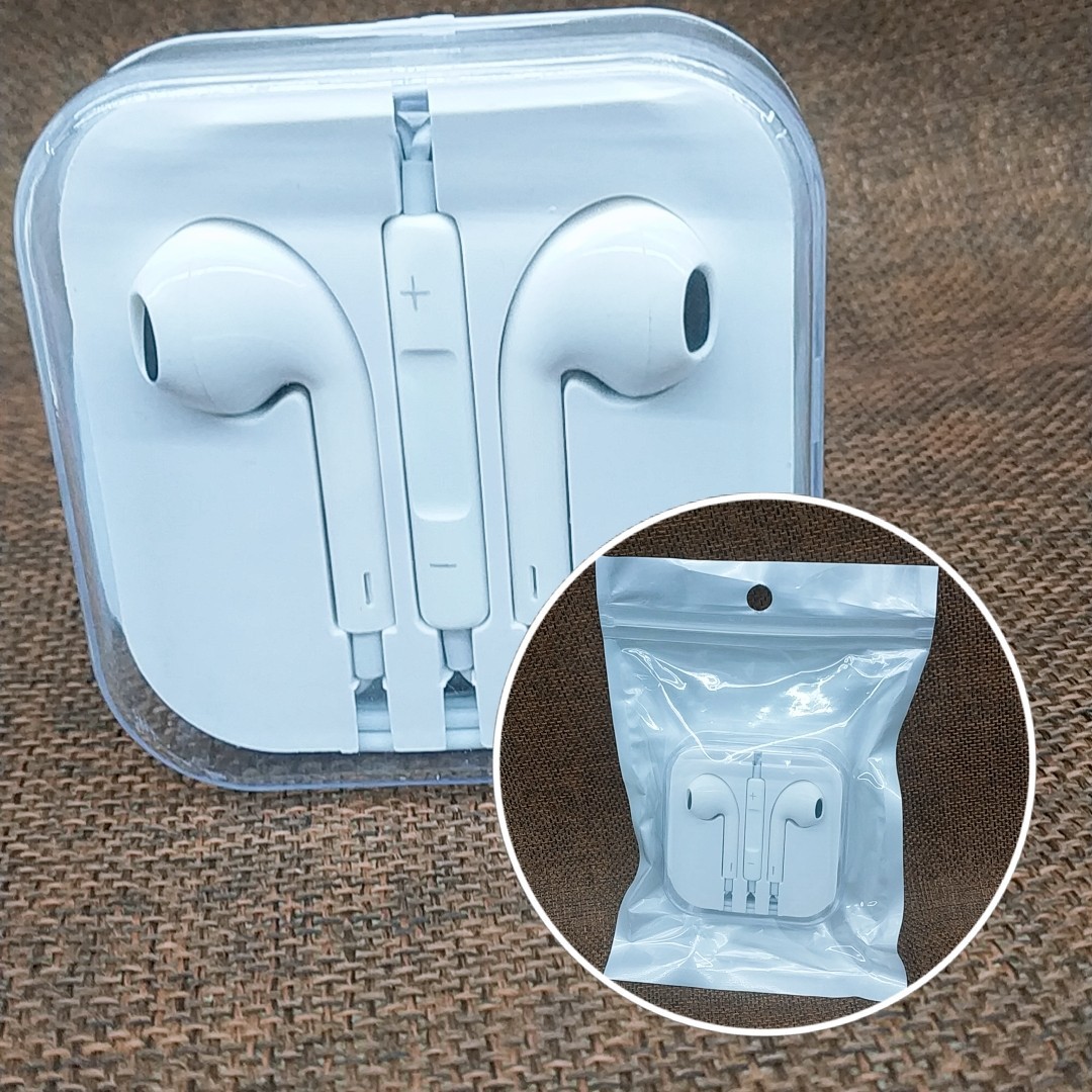 Boxed earphones, best selling spot, clea...