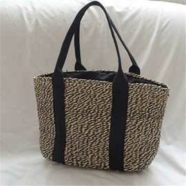 2021新款草编包手工编织手提包时尚简约百搭单肩女包