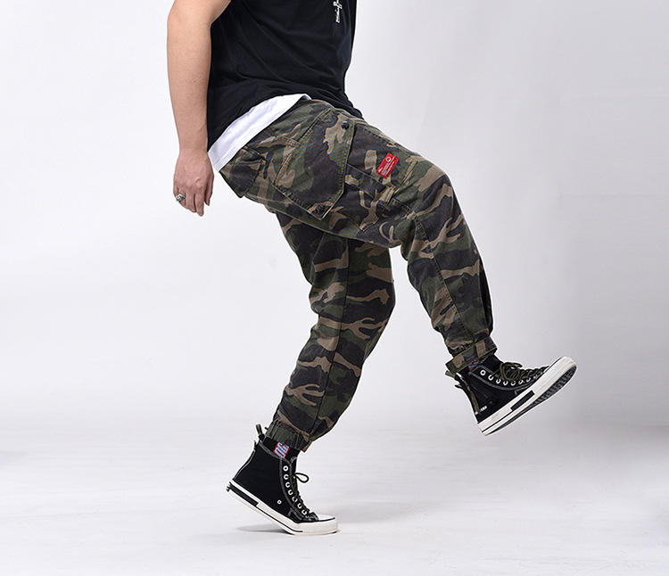 Herrenbekleidung Frühling-Sommer Plus-Size-Mode Herrenhosen mit dicken und lockeren Freizeithosen_voghion.com