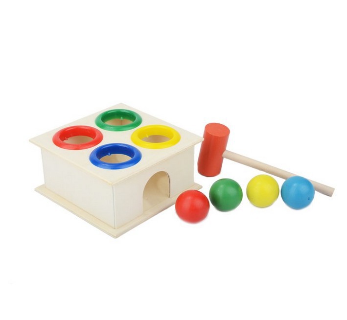 262g Weight Table & Floor Games Toys Type Baby(0-2Years) Children Unisex Color Block Wood Table & Floor Games