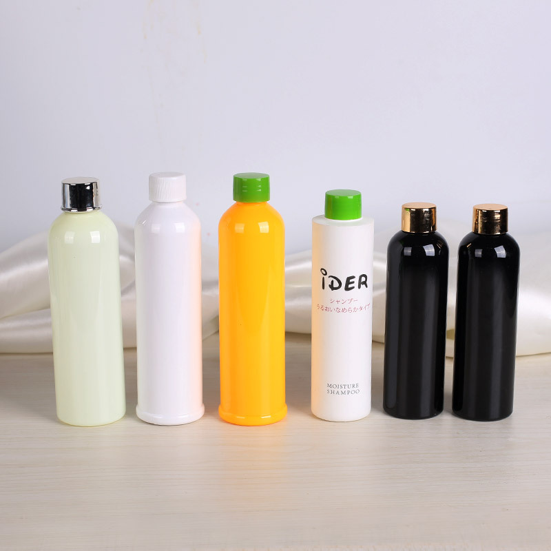 厂家直销250ML PET塑料瓶 长直圆形塑料瓶 洗液瓶