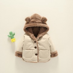 Baby Cotton Jacket 2021 New Men's Children's Thick Cotton Coat Children Infant Warm Fleece Winter Coat Outerwear Trendy