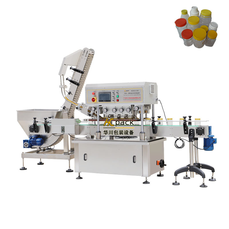 广州华川塑料盖全自动旋盖机塑料瓶料盖搓盖机塑料盖螺纹盖旋盖机