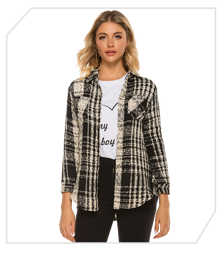 autumn new striped jacket cardigan  NSJR17154