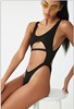 Europe and America new pattern sexy Conjoined Swimwear bikini Digital solid color bikini Swimsuit