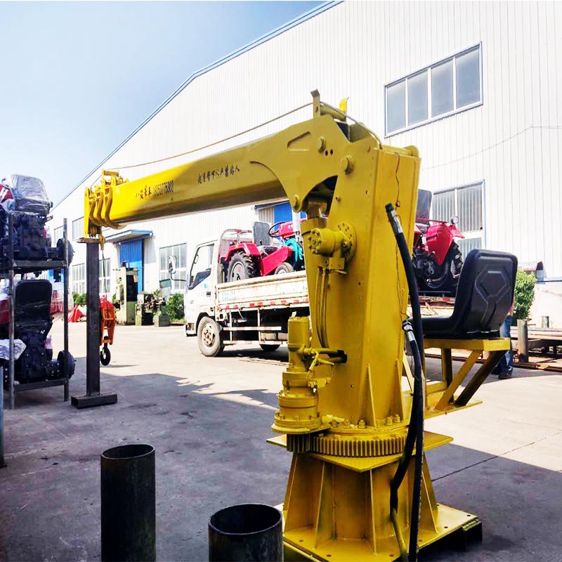 惠州渔船改造船用小吊机 珠海水产养殖船载随船吊 揭阳