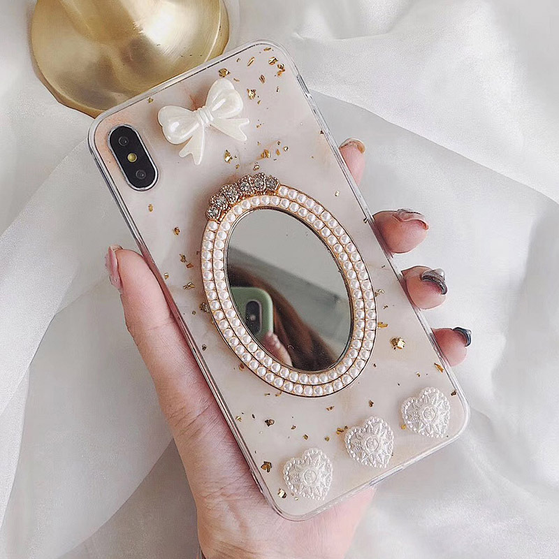 ビスコース復古米ホワイトパールミラー