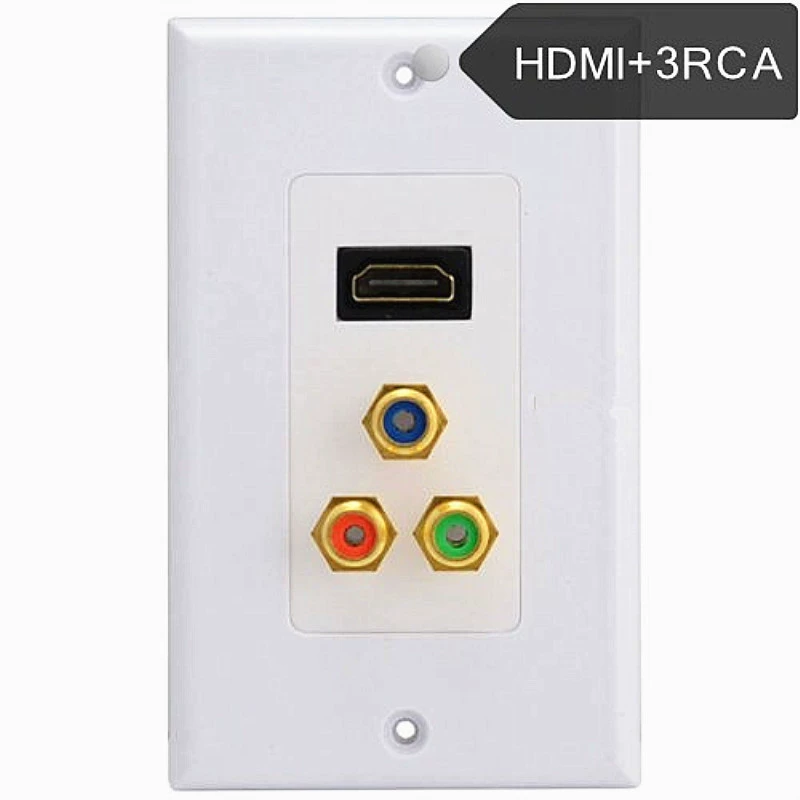 HDMI Американская панель HDMI+3 RCA Американская панель HDMI Панель HDMI+3RCA US