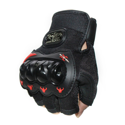 SC-05B Outdoor Sports Cycling Half Finger Protective Gloves, Racing Motorcycle Punch Hard Shell Anti-Fall Gloves