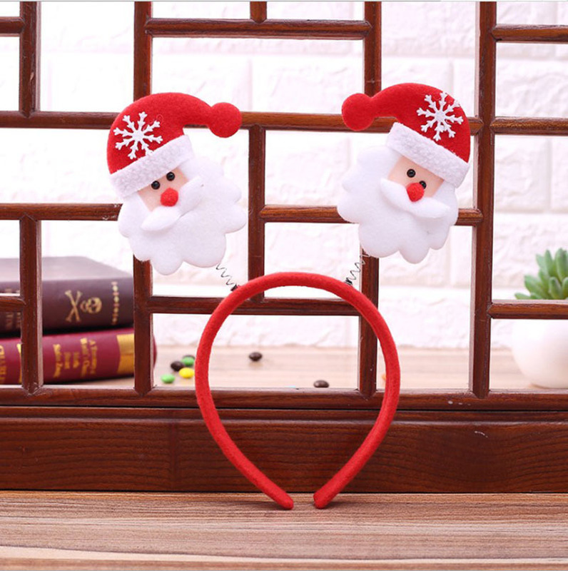 クリスマスの装飾品クリスマスの贈り物クリスマスの頭のボタンサンタクロースのカチューシャ鹿の角の頭のボタンの祝日のパーティーの装い|undefined